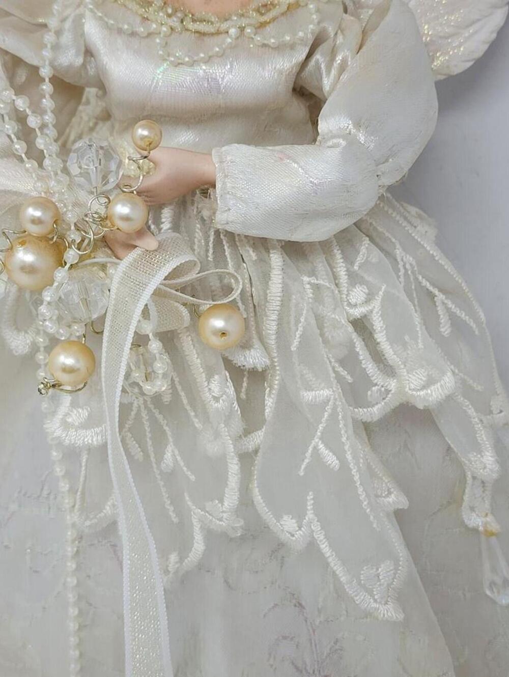 Vintage Angel Christmas Tree Topper View 3